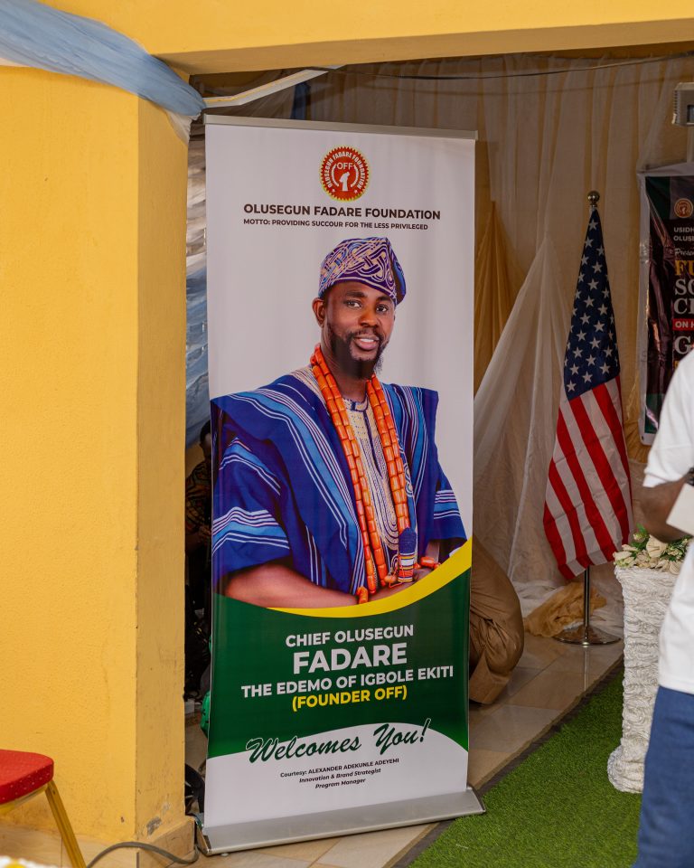 Olusegun Fadare Empowerment Foundation — programme highlights