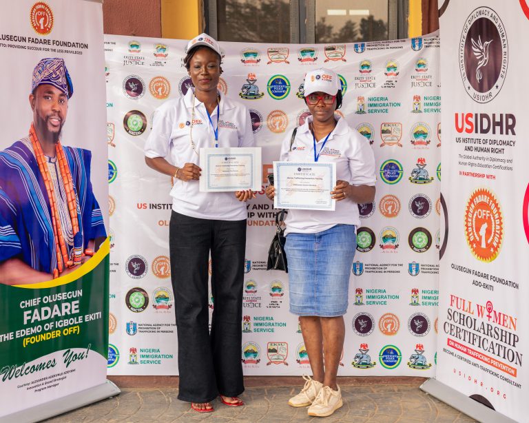 Olusegun Fadare Empowerment Foundation — programme highlights